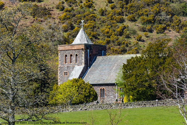 All Saints Church, Watermillock, Ullswater Picture Board by Keith Douglas