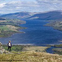 Buy canvas prints of Loch Tay from above Killin by Keith Douglas