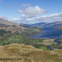 Buy canvas prints of Panorama of Loch Tay and the surrounding mountains by Keith Douglas
