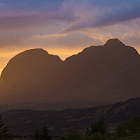 Buy canvas prints of Suilven in the evening light by Keith Douglas