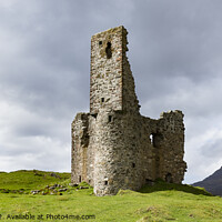 Buy canvas prints of Mystical Ruins of Ardvreck Castle by Keith Douglas