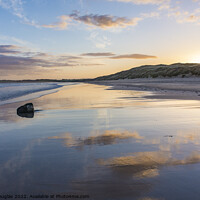 Buy canvas prints of Dunnet Bay at Sunrise by Keith Douglas