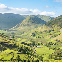 Buy canvas prints of Martindale and Rampsgill from Hallin Fell by Keith Douglas