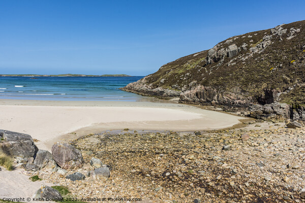 Ceannabeine Beach and Rubh' an Daim, Durness Picture Board by Keith Douglas