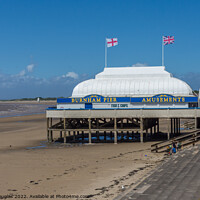 Buy canvas prints of The Pier at Burnham on Sea by Keith Douglas