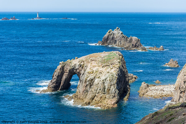 Enys Dodnan Arch – A Natural Wonder Picture Board by Keith Douglas
