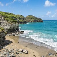 Buy canvas prints of Benoath Cove, Cornwall by Keith Douglas