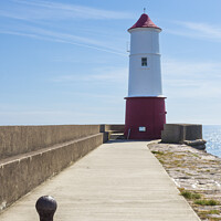 Buy canvas prints of The Berwick Lighthouse by Keith Douglas