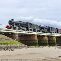 Buy canvas prints of Double Steam on the Kent Viaduct, 27 April 2022 by Keith Douglas