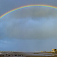 Buy canvas prints of Double Rainbow over Sandylands, Morecambe by Keith Douglas
