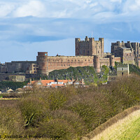 Buy canvas prints of Bamburgh Castle by Keith Douglas