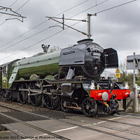 Buy canvas prints of Flying Scotsman at Bolton le Sands by Keith Douglas