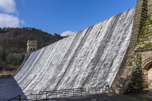 The Derwent Dam, Derbyshire Picture Board by Keith Douglas