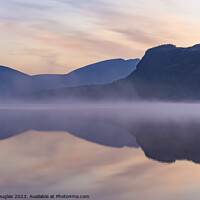 Buy canvas prints of Mist on the Lake by Keith Douglas