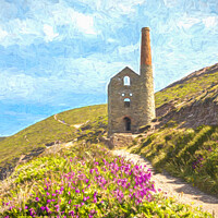 Buy canvas prints of Wheal Coates Mine Cornwall by Keith Douglas