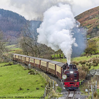 Buy canvas prints of Steam on the Welsh Highland Railway by Keith Douglas