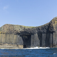 Buy canvas prints of Basalt Columns and Boat Cave, Staffa by Keith Douglas