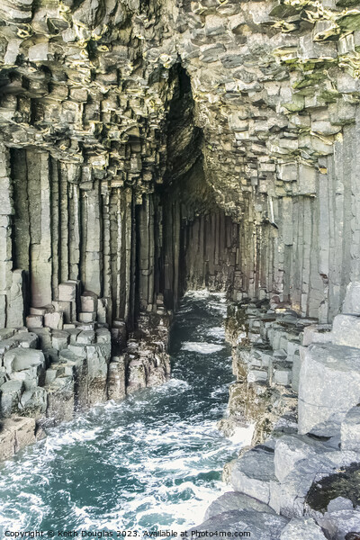 Inside Fingal's Cave, Staffa Picture Board by Keith Douglas