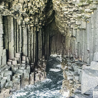 Buy canvas prints of Inside Fingal's Cave, Staffa by Keith Douglas