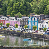 Buy canvas prints of Tobermory Harbour, Mull by Keith Douglas