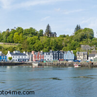 Buy canvas prints of Charming Tobermory Harbour (Panorama) by Keith Douglas