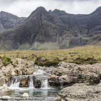 Buy canvas prints of Waterfalls at the Fairy Pools, Skye, Scotland by Keith Douglas