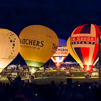 Buy canvas prints of Nightglow Spectacle at Bristol by Keith Douglas
