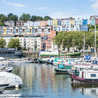 Buy canvas prints of Bristol Marina and Floating Harbour by Keith Douglas