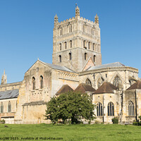Buy canvas prints of Tewkesbury Abbey, Gloucestershire by Keith Douglas