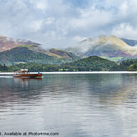 Buy canvas prints of Keswick Launch on Derwent Water by Keith Douglas