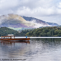 Buy canvas prints of Boat on Derwent Water by Keith Douglas