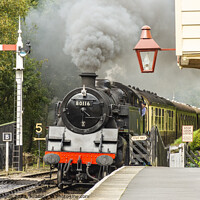 Buy canvas prints of Steam Locomotive at Goathland Station by Keith Douglas