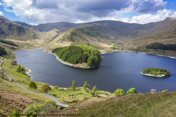 Mardale Head and Haweswater Picture Board by Keith Douglas