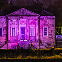 Buy canvas prints of The Customs House in Purple by Keith Douglas