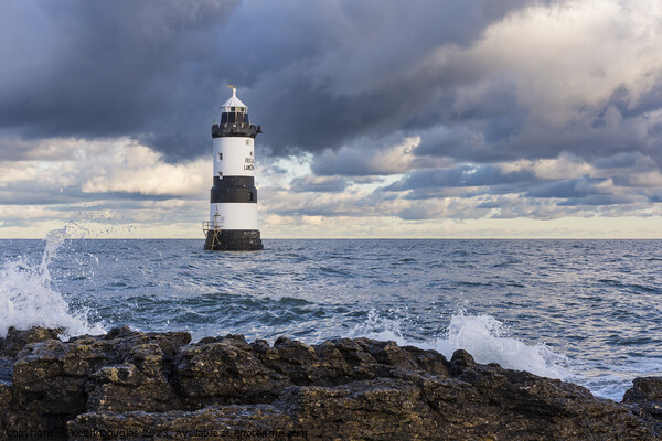 Penmon Lighthouse, Anglesey Picture Board by Keith Douglas