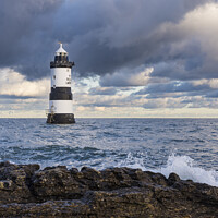 Buy canvas prints of Penmon Lighthouse, Anglesey by Keith Douglas