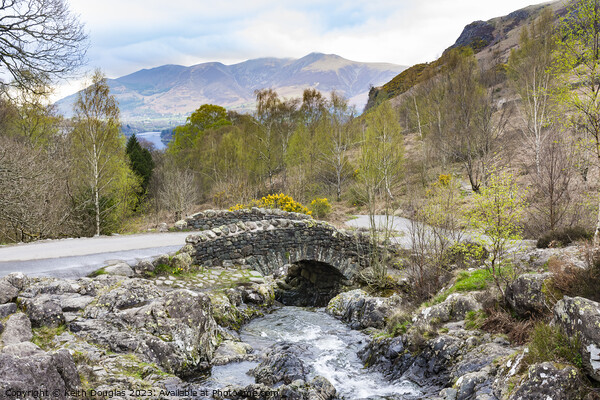 Ashness Bridge and the Skiddaw Fells Picture Board by Keith Douglas