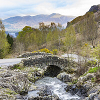 Buy canvas prints of Ashness Bridge and the Skiddaw Fells by Keith Douglas