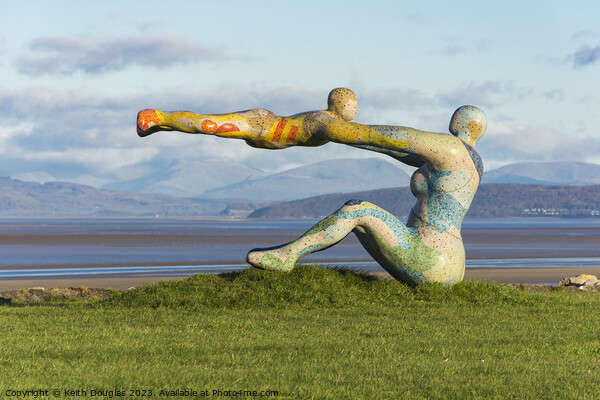 Venus and Cupid Statue, Morecambe Picture Board by Keith Douglas