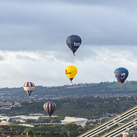 Buy canvas prints of Hot Air Balloons over Clifton by Keith Douglas