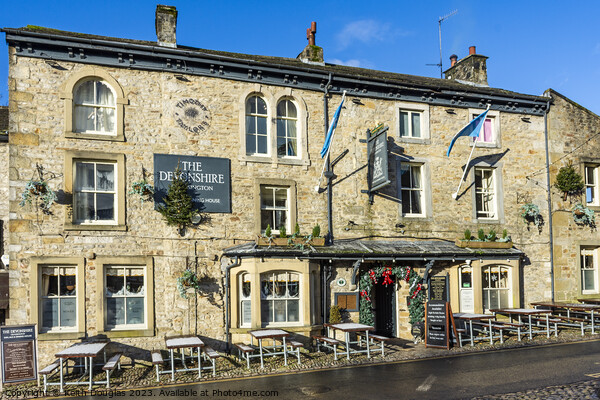 The Devonshire (or Drovers ) Arms in Grassington Picture Board by Keith Douglas