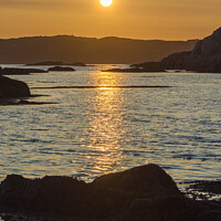 Buy canvas prints of Sunset on Iona and Mull by Keith Douglas