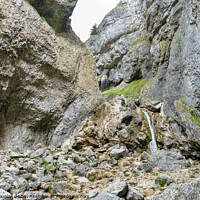 Buy canvas prints of Gordale Scar and Waterfall by Keith Douglas