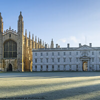 Buy canvas prints of Kings College Cambridge in Winter by Keith Douglas