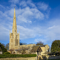Buy canvas prints of St Margarets Church in Hemingford Abbots by Keith Douglas