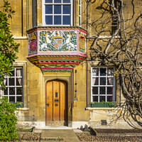 Buy canvas prints of Christs College Cambridge - The Masters Lodge by Keith Douglas