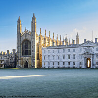Buy canvas prints of Kings College Cambridge in the early mornong by Keith Douglas