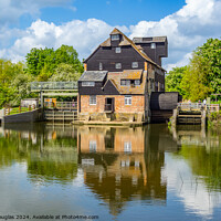 Buy canvas prints of Houghton Mill in Cambridgeshire by Keith Douglas