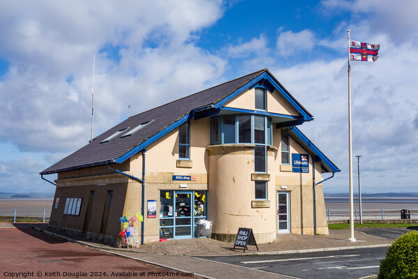 The RNLI Lifeboat Station in Morecambe Picture Board by Keith Douglas