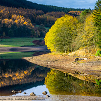 Buy canvas prints of Autumn at Ladybower Reservoir by Keith Douglas